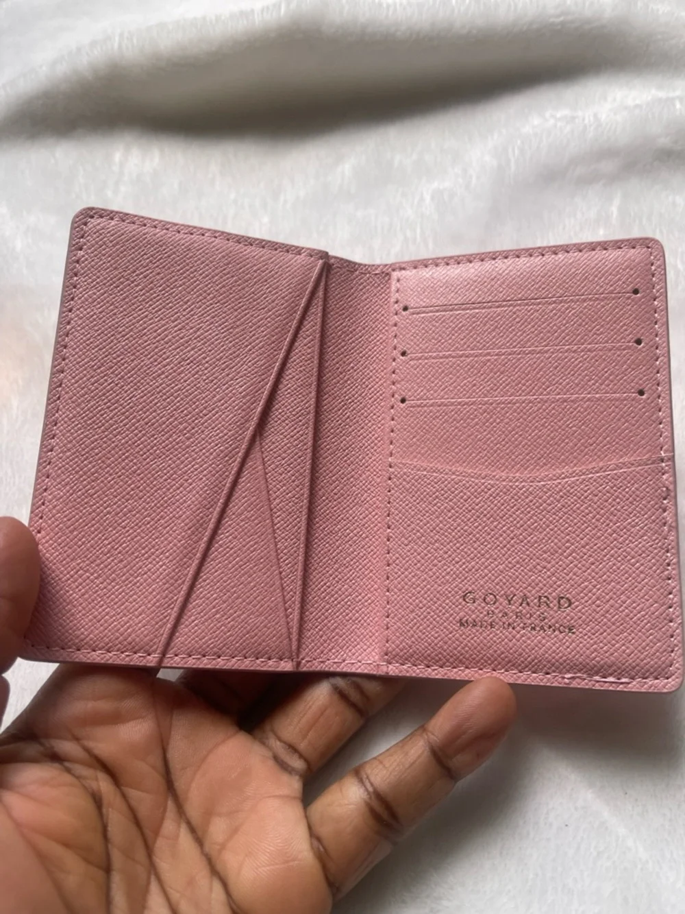 Pink Patterned Fold Wallet - Picture 2 of 4